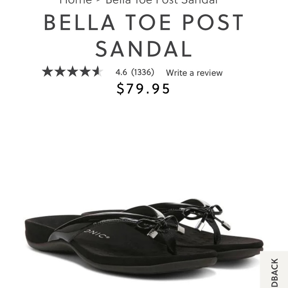 New Vionic Sandals, Size 7.5.